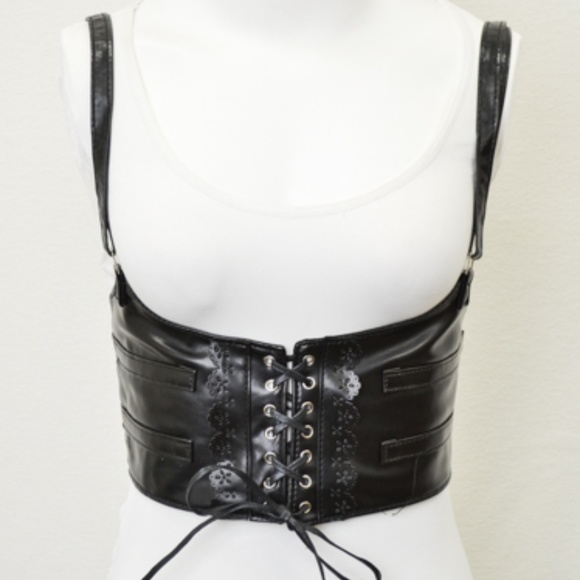 LAST 2✨Leatherette bustier - Picture 3 of 4